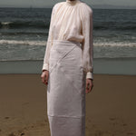 Verse Top - Ivory Tissue Linen - Heidi Merrick