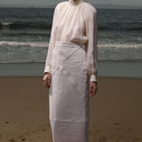 Verse Top - Ivory Tissue Linen - Heidi Merrick