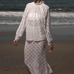 Tara Skirt - Clair de Lune Lace - Heidi Merrick