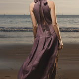 Nysa Dress - Lavender Linen - Heidi Merrick