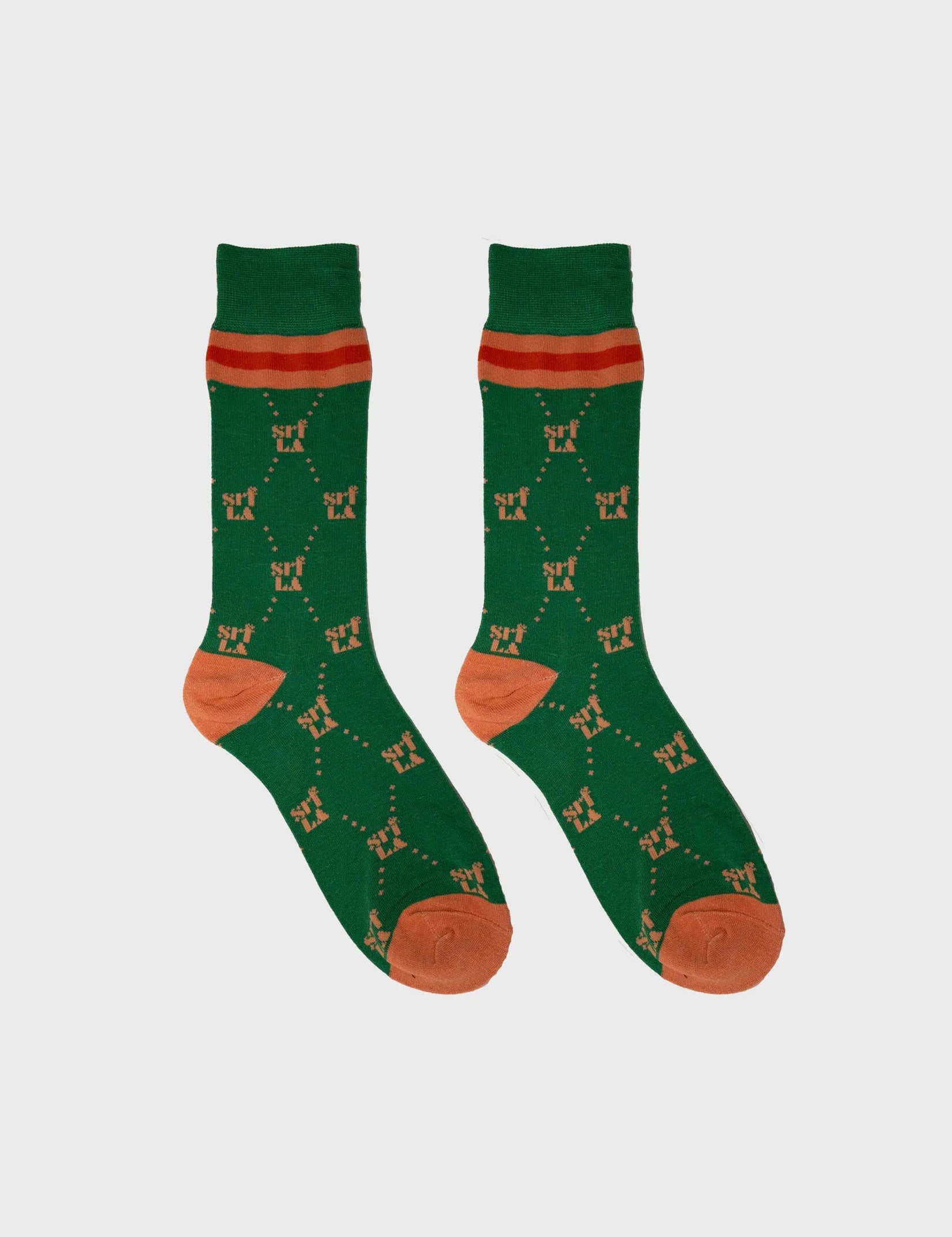 70's SRF Socks - Green - Heidi Merrick