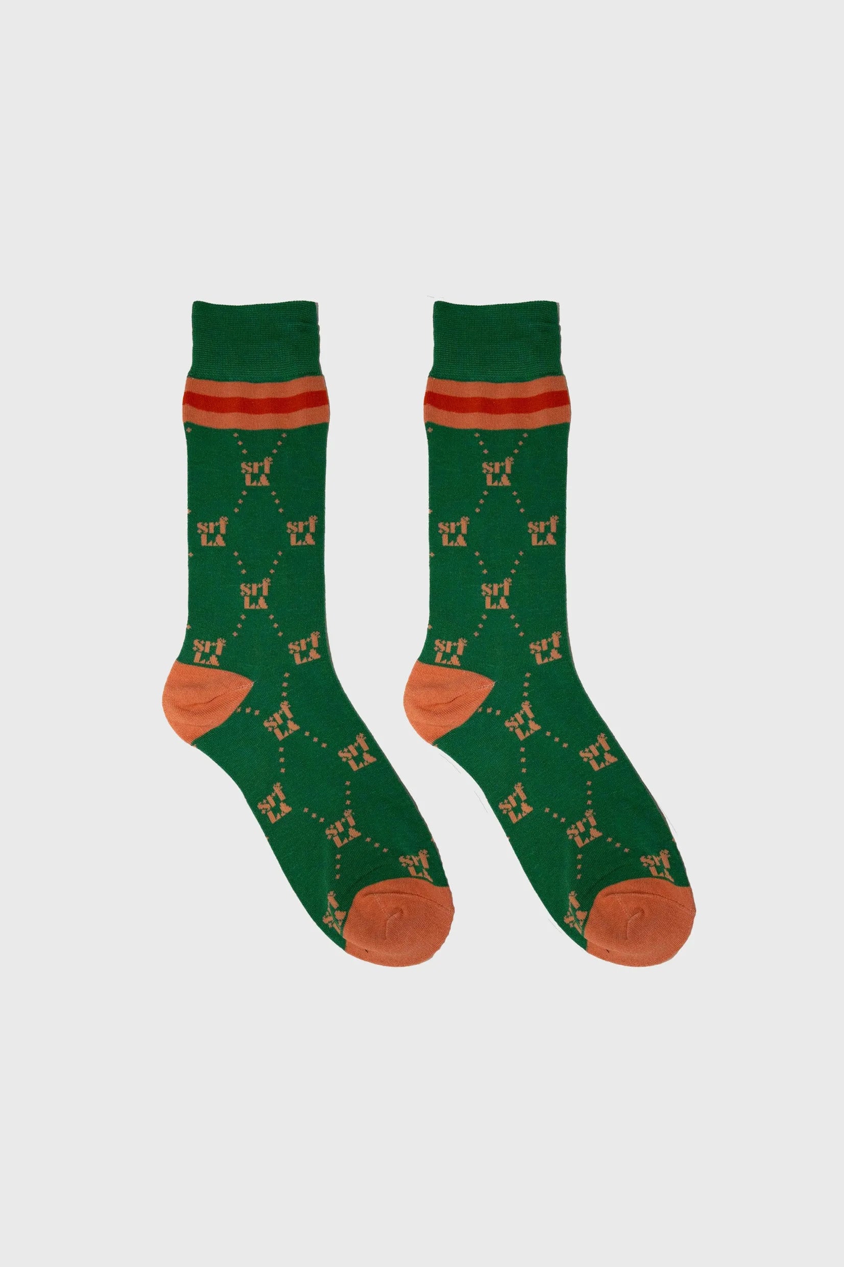 70's SRF Socks - Green - Heidi Merrick