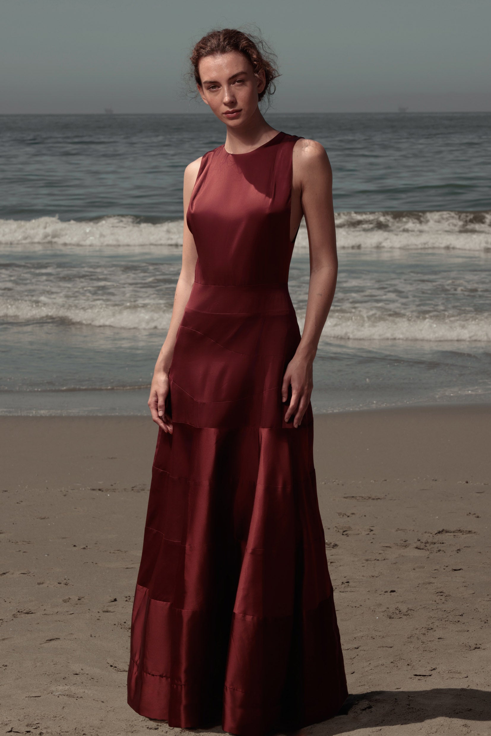 Gale Gown - Burgundy - Heidi Merrick