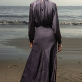 Gale Skirt - Lavender Linen - Heidi Merrick