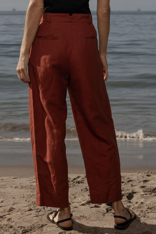 Baptise Pant - Sienna Silk & Hemp