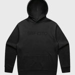 SRF CITO Unisex Hoodie - Black on Black - Heidi Merrick