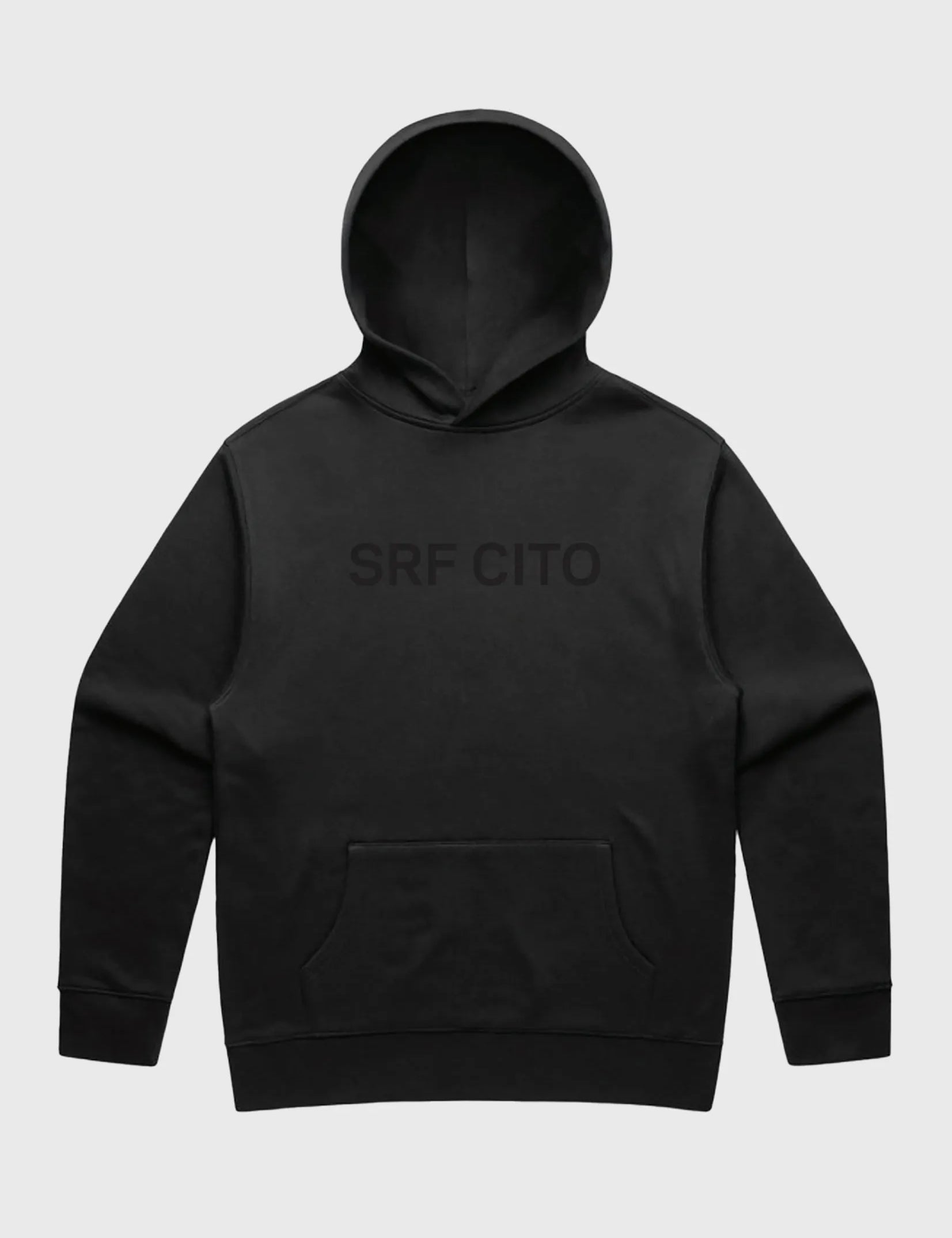 SRF CITO Unisex Hoodie - Black on Black - Heidi Merrick