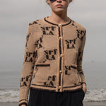 SRF Cardi - Toast - Heidi Merrick