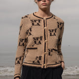 SRF Cardi - Toast - Heidi Merrick