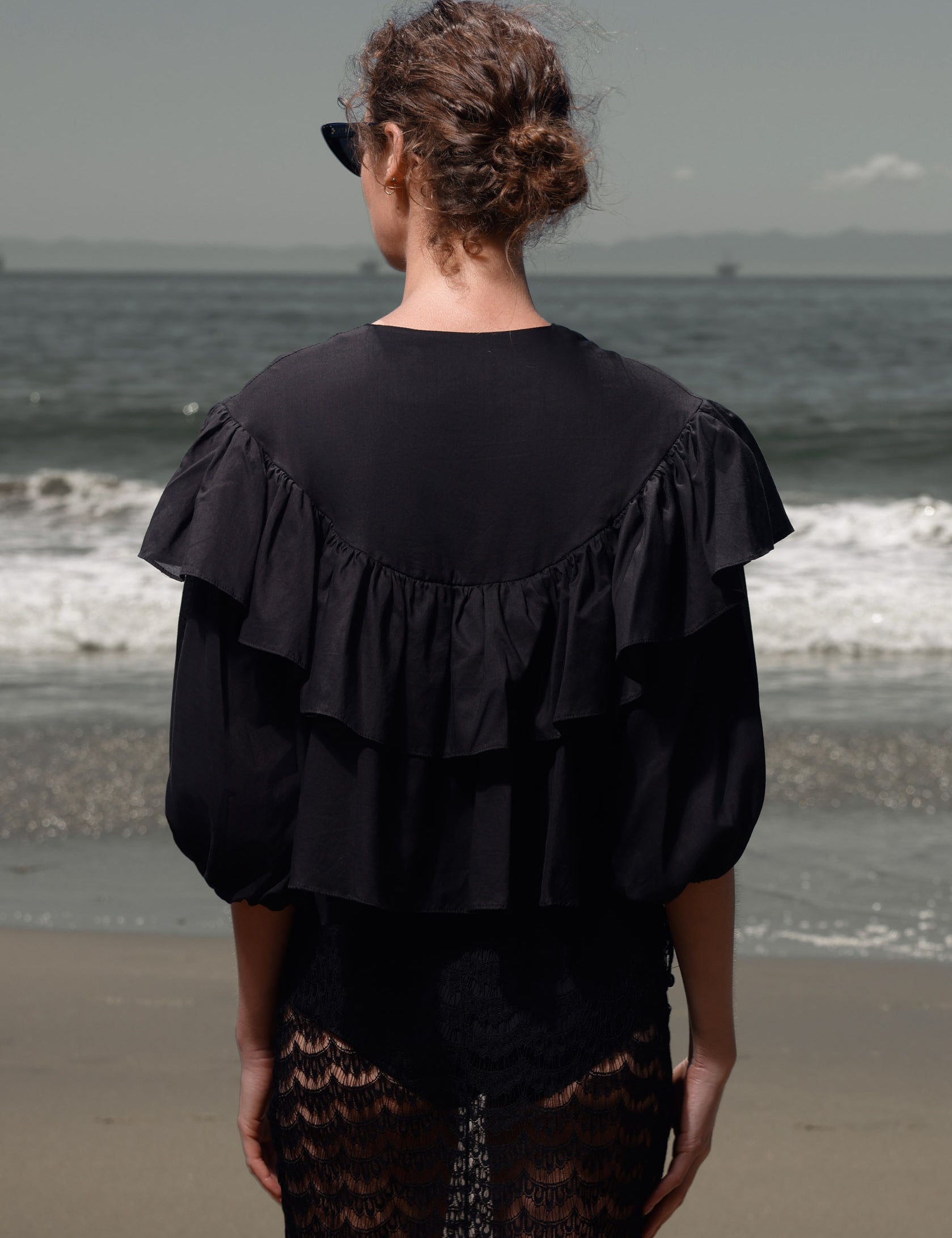 Moon Top - Noir - Heidi Merrick