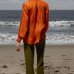 Farah Blouse - Flame - Heidi Merrick