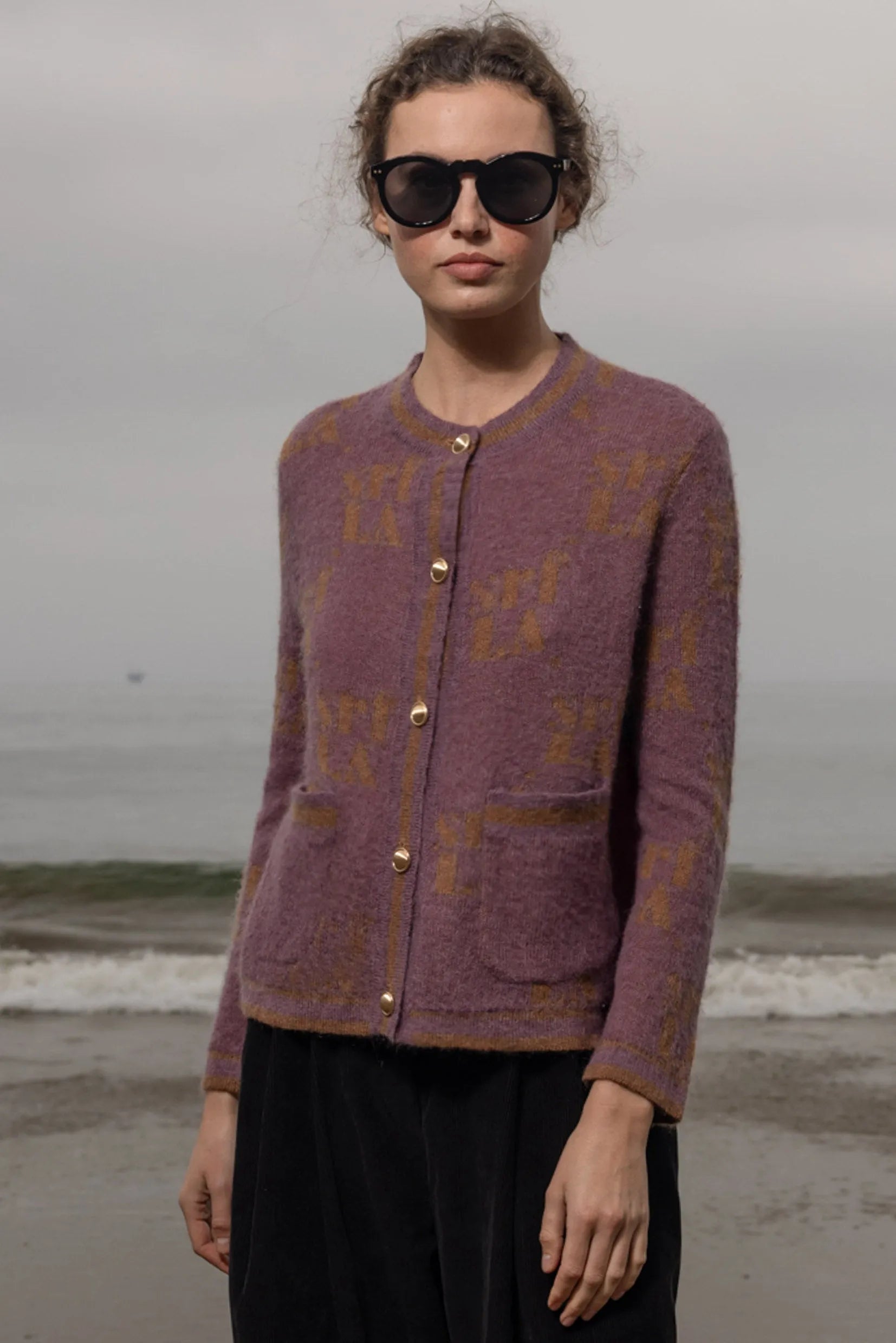 SRF Cardi - Lavender - Heidi Merrick