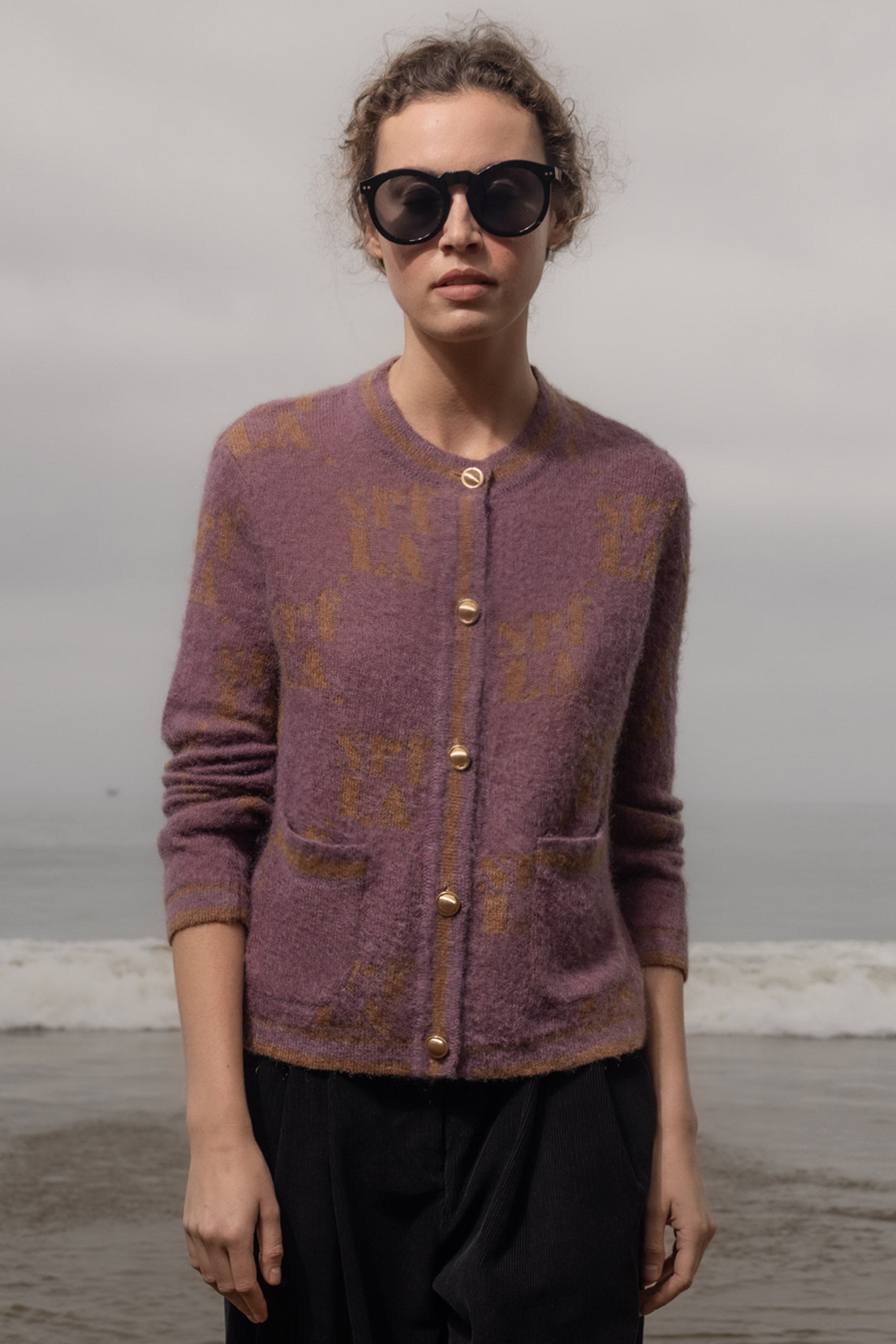 SRF Cardi - Lavender - Heidi Merrick