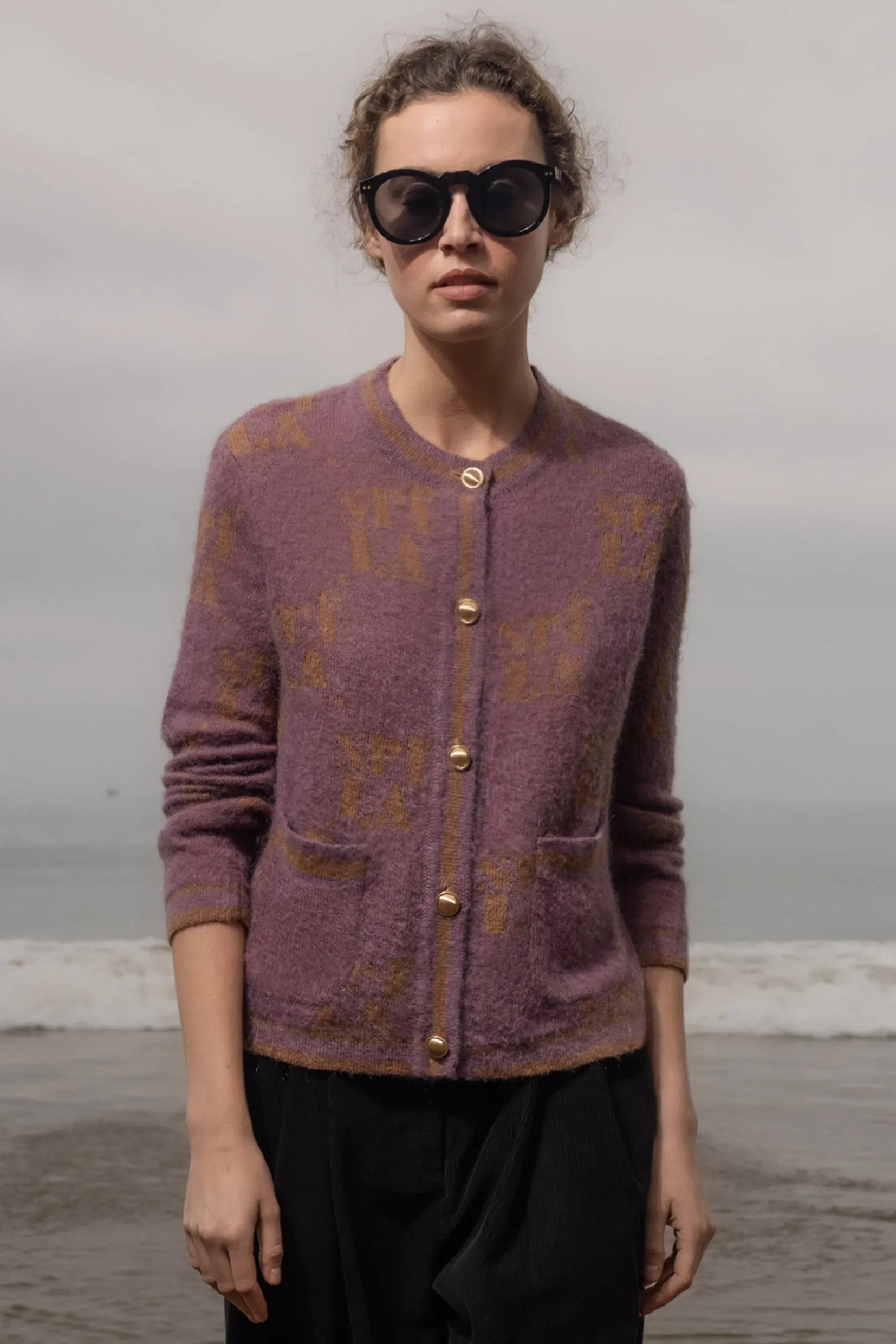 SRF Cardi - Lavender - Heidi Merrick