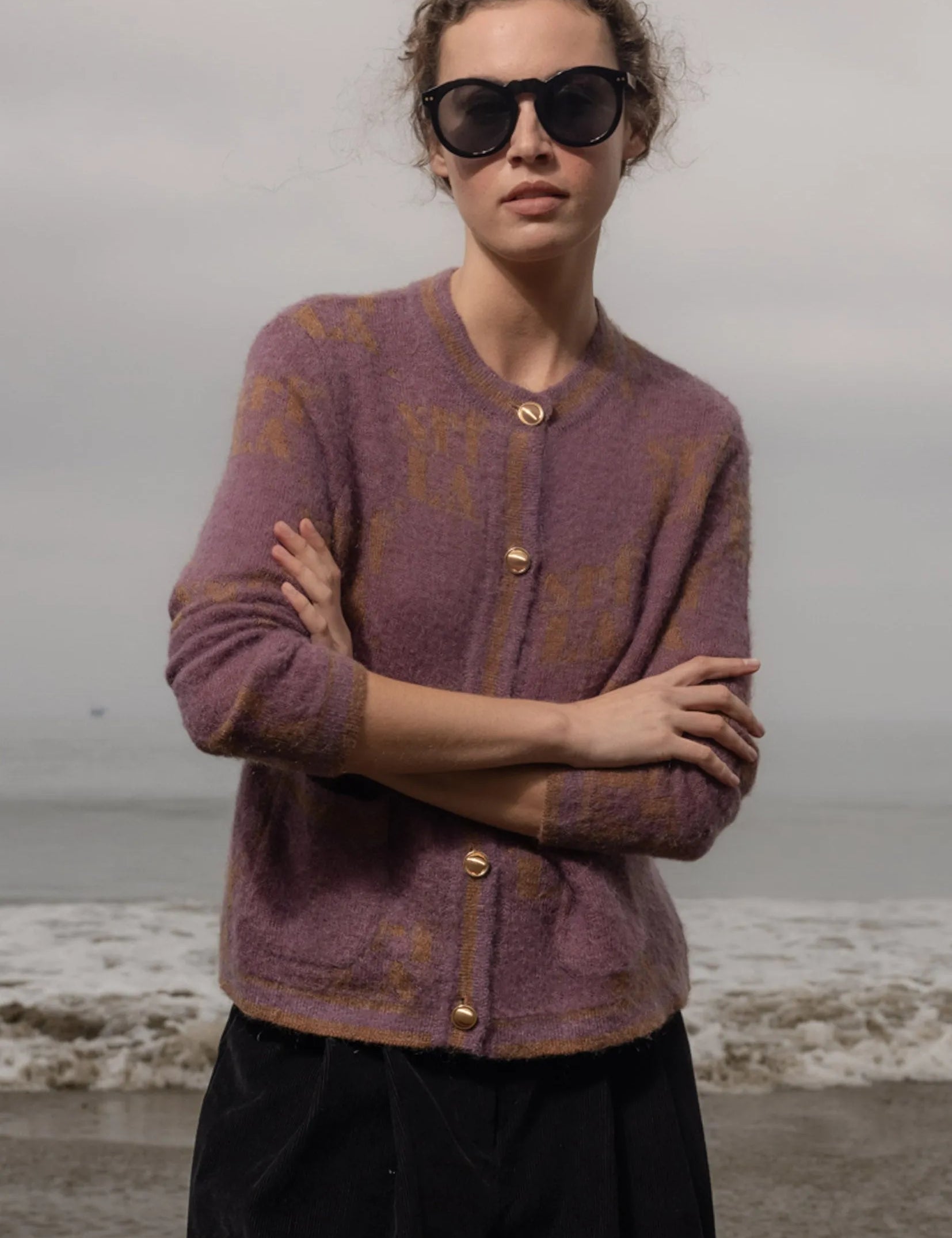 SRF Cardi - Lavender - Heidi Merrick