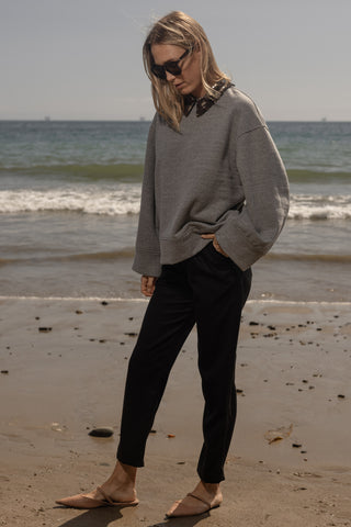 Edie Sweatshirt - Heather Grey & Bronze