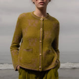 SRF Cardi - Frog - Heidi Merrick