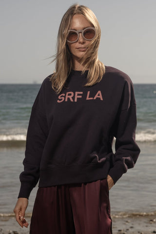 SRF LA Heavy Crewneck - Burgundy