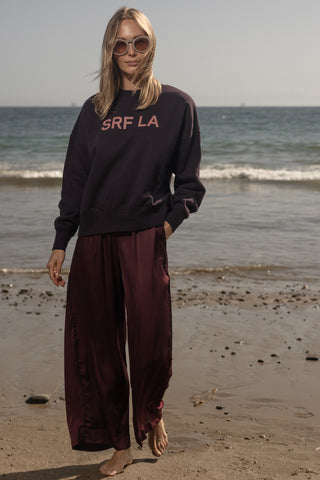 SRF LA Heavy Crewneck - Burgundy