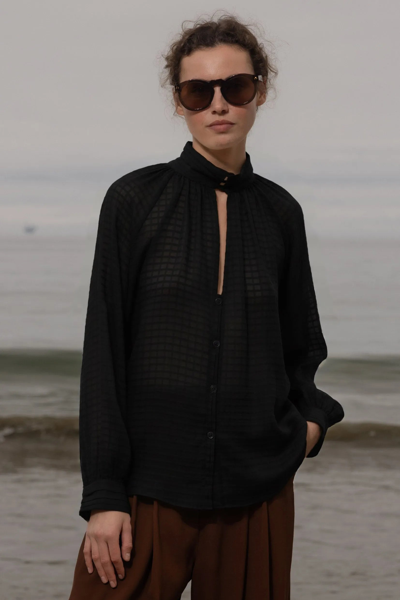 Stallion Top - Noir - Heidi Merrick