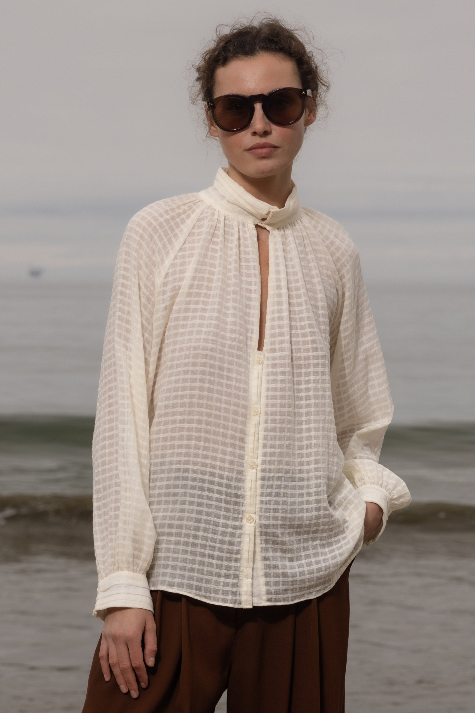 Stallion Top - Cream - Heidi Merrick