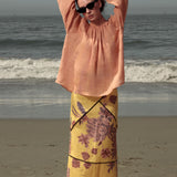 Verse Top - Sunrise Tissue Linen - Heidi Merrick