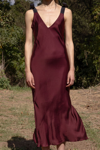 Marion Slip Dress - Burgundy