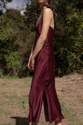 Marion Slip Dress - Burgundy