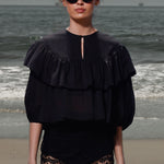 Moon Top - Noir - Heidi Merrick