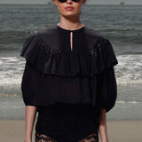 Moon Top - Noir - Heidi Merrick