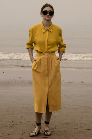 JJ Shirt - Jaune Linen