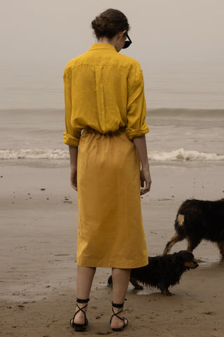 JJ Shirt - Jaune Linen