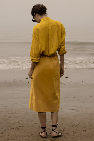 JJ Shirt - Jaune Linen