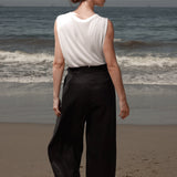 Chaplin Pant - Black Linen - Heidi Merrick
