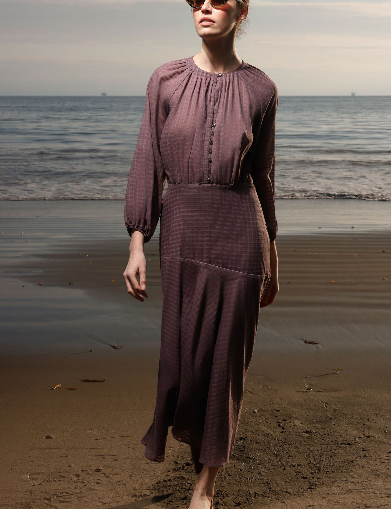 Caprine Dress - Lavender - Heidi Merrick