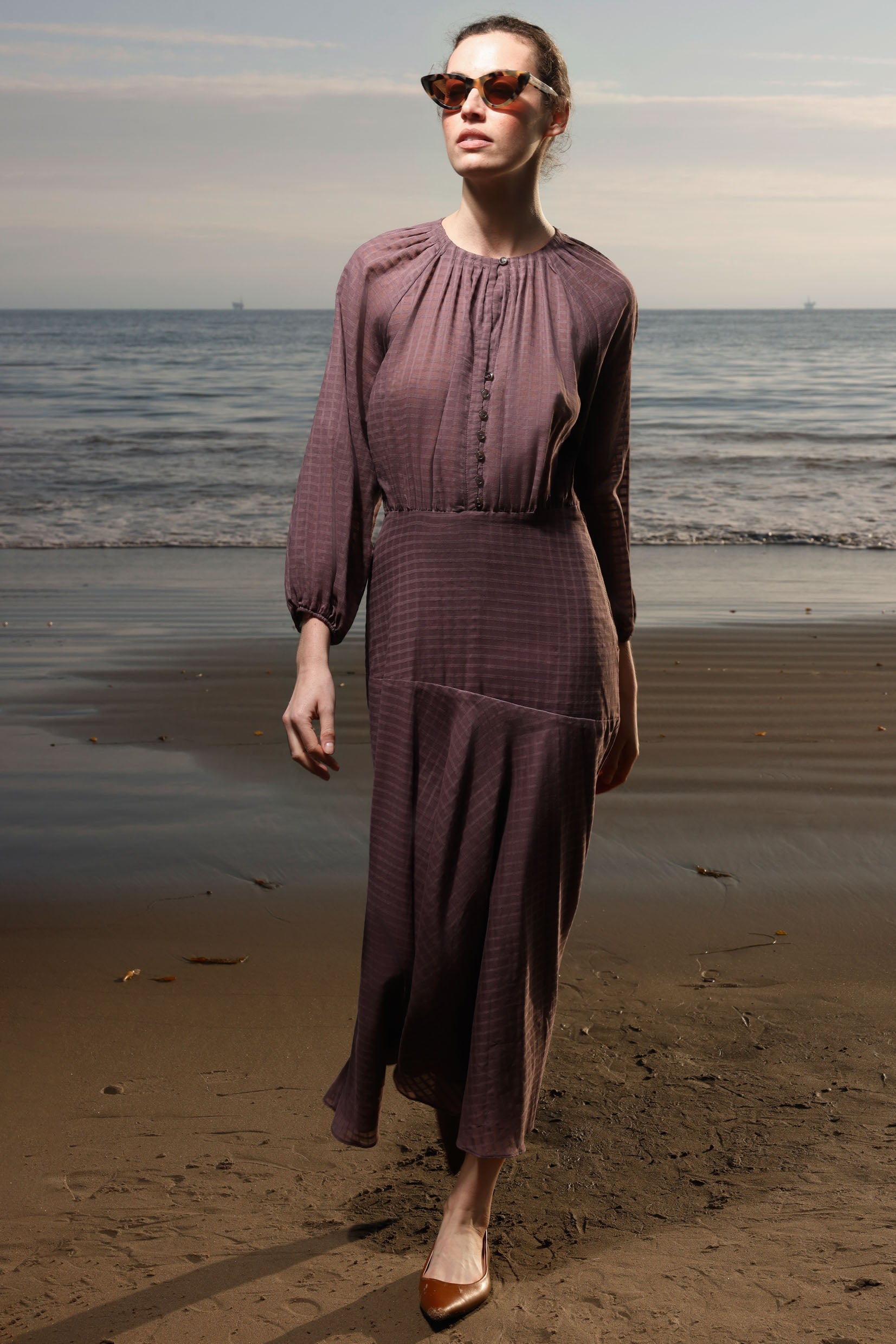 Caprine Dress - Lavender - Heidi Merrick