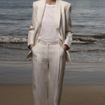 Baptise Pant - Ivory Linen - Heidi Merrick