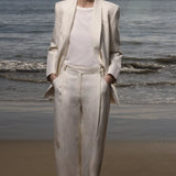 Baptise Pant - Ivory Linen - Heidi Merrick