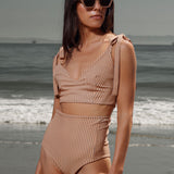 Mimizan Bottom - Ticking Stripe