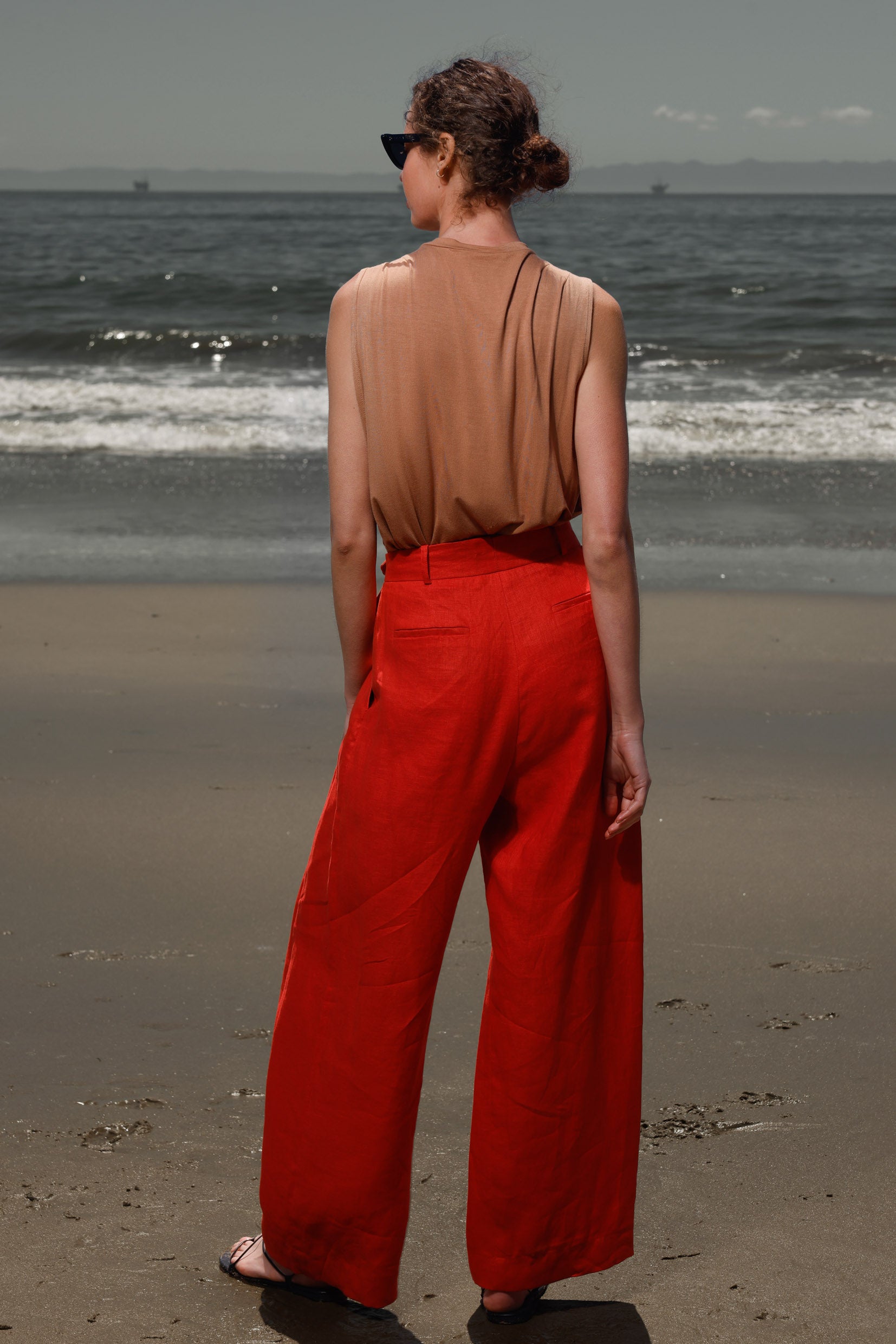 Chaplin Pant - Vermilion - Heidi Merrick