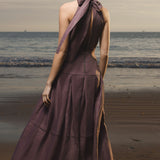 Nysa Dress - Lavender Linen - Heidi Merrick