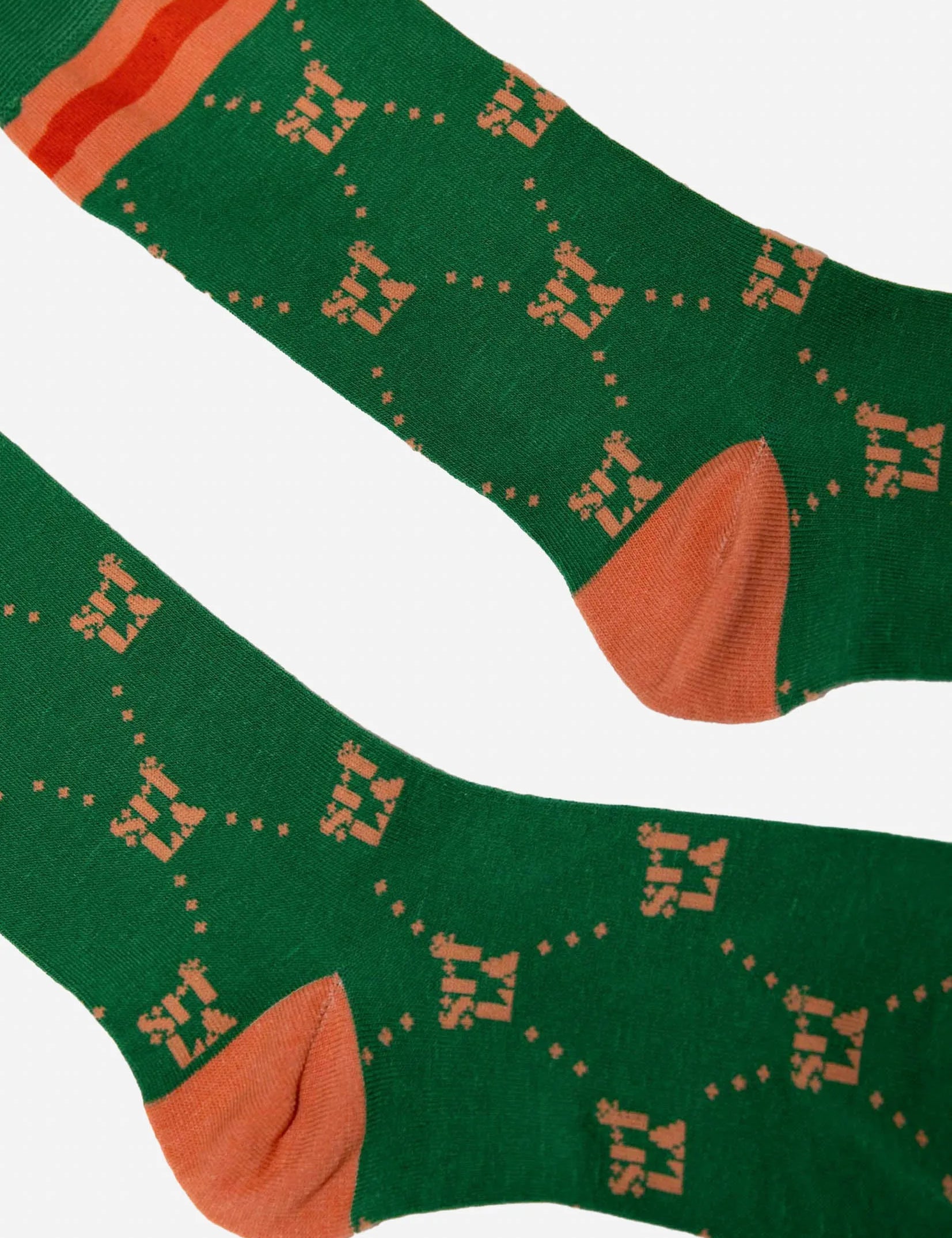 70's SRF Socks - Green - Heidi Merrick