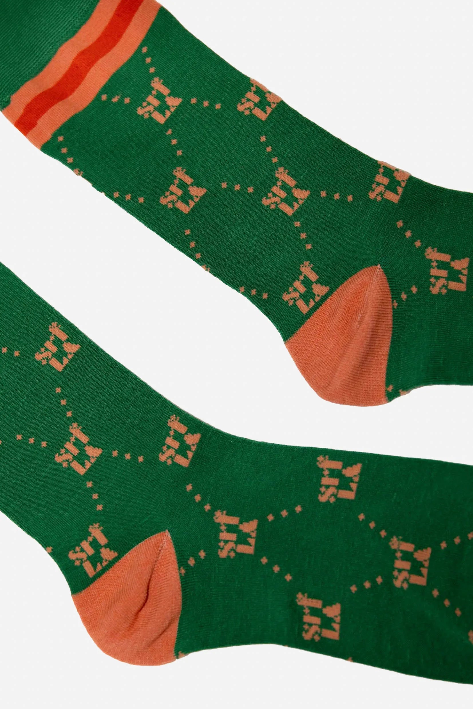 70's SRF Socks - Green - Heidi Merrick