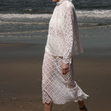 Tara Skirt - Clair de Lune Lace - Heidi Merrick