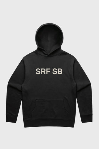 SRF SB Unisex Hoodie - Cream on Black