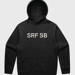 SRF SB Unisex Hoodie - Cream on Black - Heidi Merrick