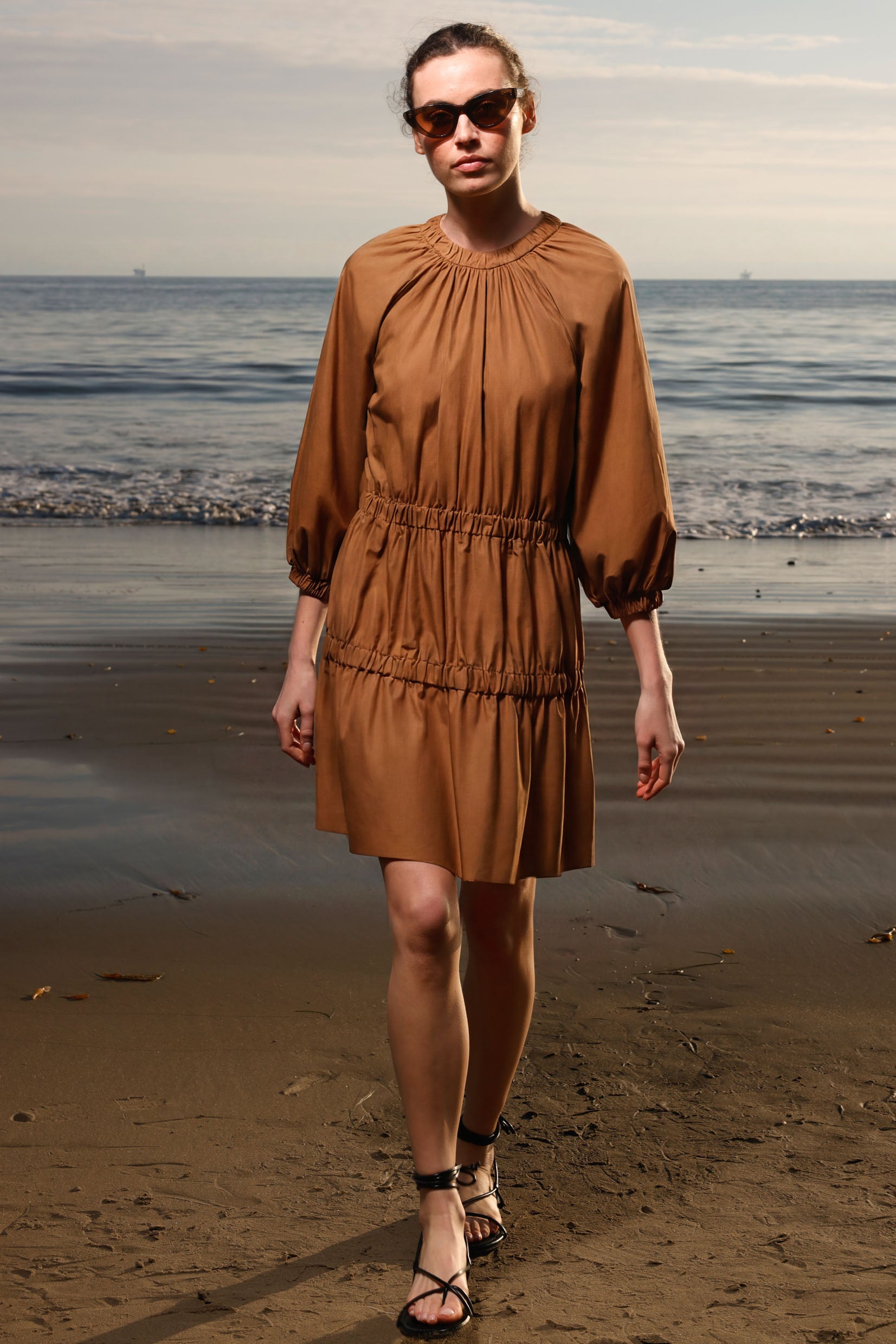 Brooke Dress - Safari - Heidi Merrick