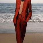 Zelda Blazer - Sienna Silk & Hemp - Heidi Merrick