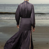 Gale Skirt - Lavender Linen - Heidi Merrick