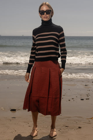 Contessa Skirt - Sienna Silk & Hemp